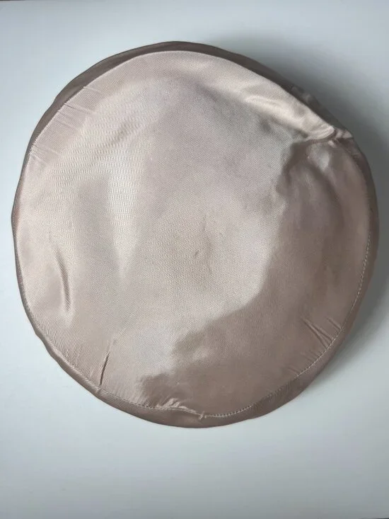 VTG YSL Chocolate Brown Beret Velvet Hat with Floral Motifs and Rhinestones 60's - Picture 7 of 7